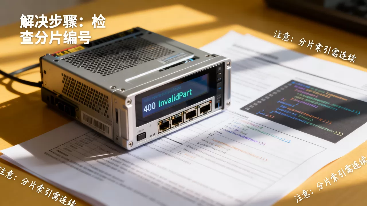 如何解决断点续传接口报400 InvalidPart的错误?,服务器报400 如何解决断点续传接口报400 InvalidPart的错误?,服务器报400