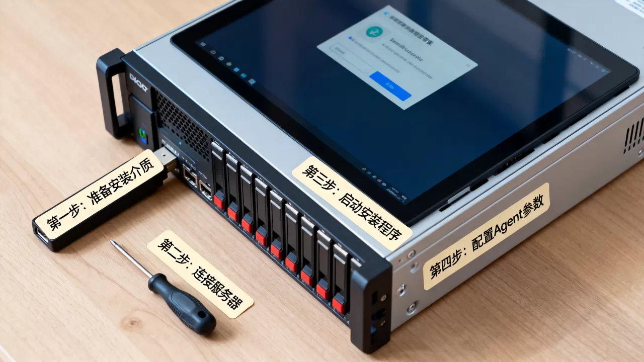 服务器主机安装系统需要哪些步骤？，主机Agent怎么安装