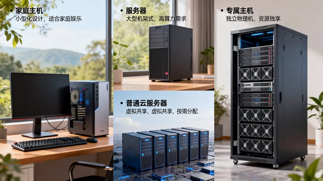 服务器和家庭主机有什么区别?专属主机与普通云服务器的区别? 服务器和家庭主机有什么区别?专属主机与普通云服务器的区别?