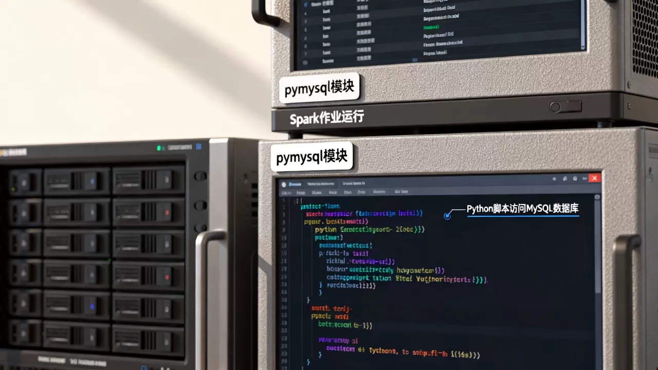服务器mysql数据库如何运行脚本_将Spark作业结果存储在MySQL数据库中，缺少pymysql模块，如何使用python脚本访问MySQL数据库？