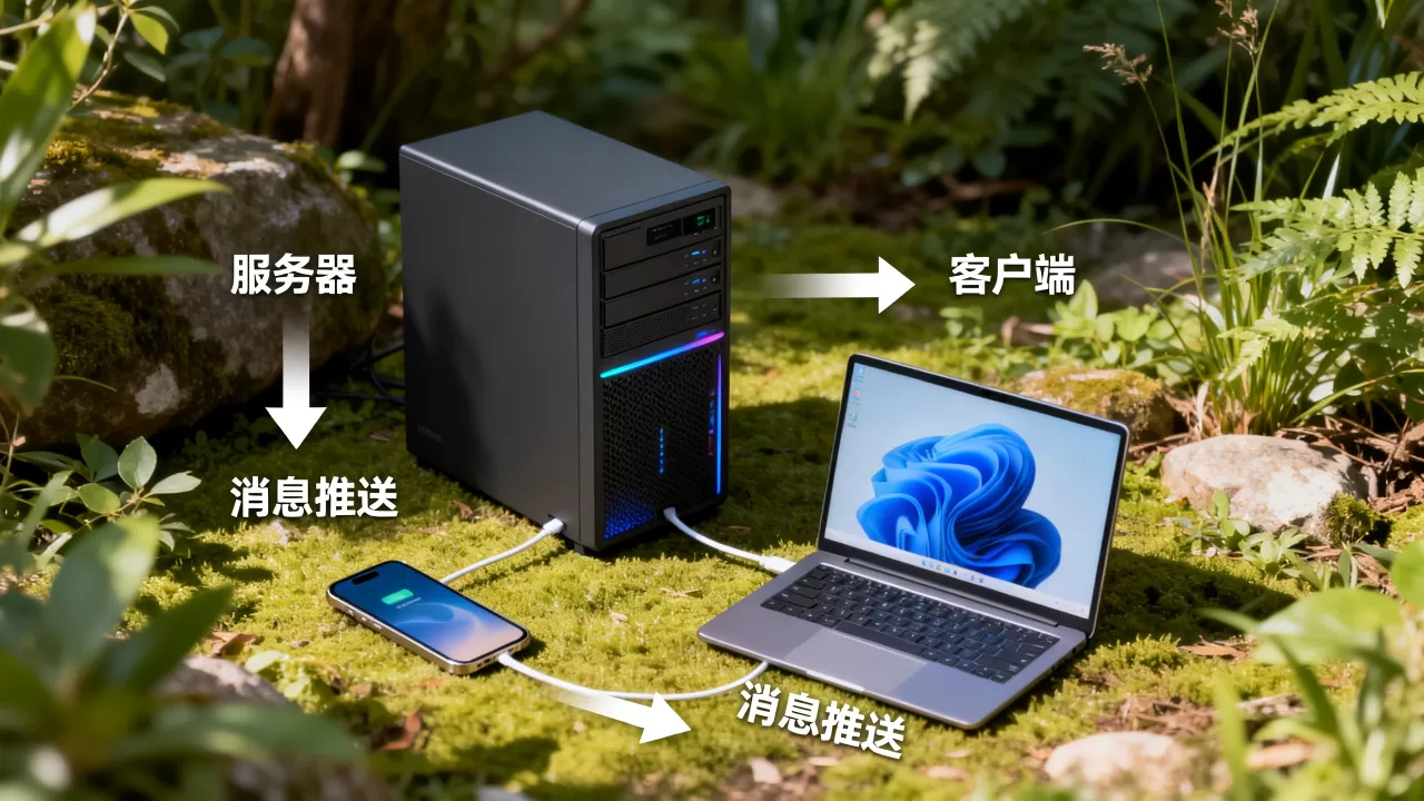 服务器可以主动向客户端发送消息吗，服务器推送消息如何实现