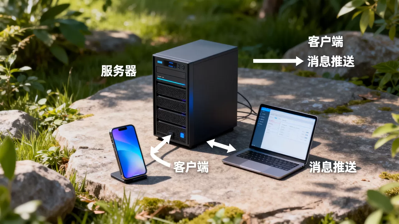 服务器可以主动向客户端发送消息吗，服务器推送消息如何实现