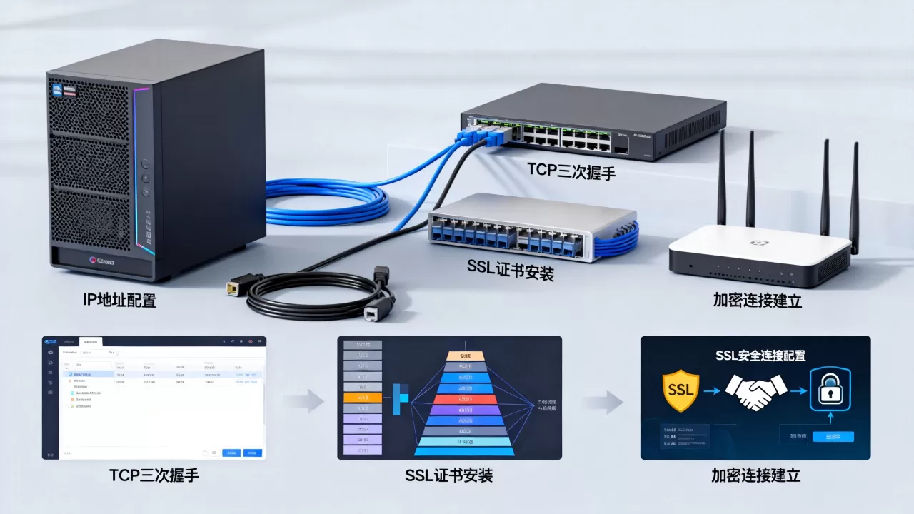 服务器客户端IP TCP连接如何配置?,SSL安全连接怎么配置 服务器客户端IP TCP连接如何配置?,SSL安全连接怎么配置