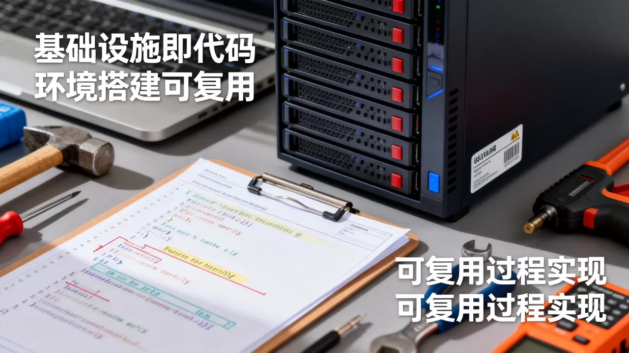 基础设施即代码如何让环境搭建可复用?,环境搭建可复用过程如何实现? 基础设施即代码如何让环境搭建可复用?,环境搭建可复用过程如何实现?