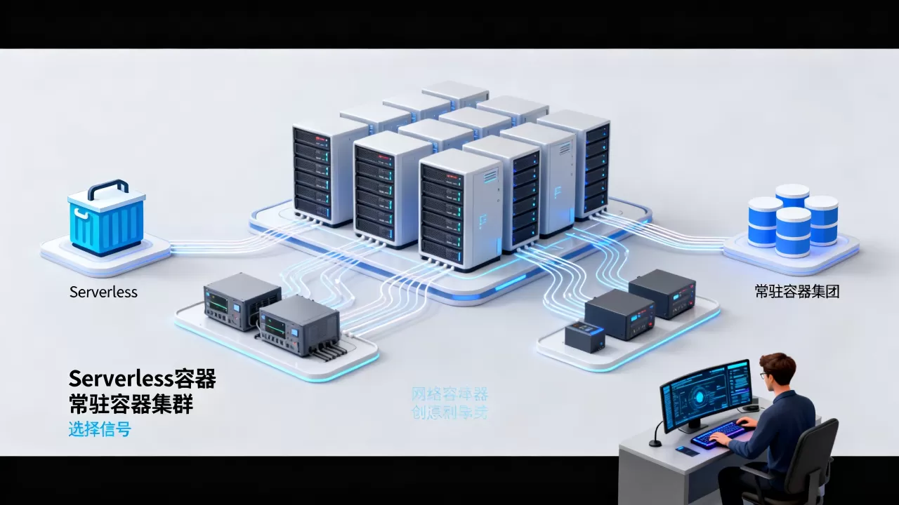 用Serverless容器还是常驻容器集群，看哪些信号？，Serverless容器与常驻容器集群如何选择？