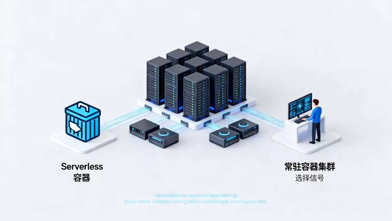 用Serverless容器还是常驻容器集群，看哪些信号？，Serverless容器与常驻容器集群如何选择？