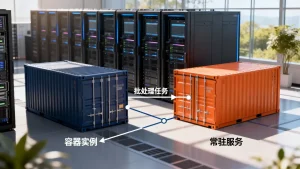 批处理任务与常驻服务容器编排侧重不同？，容器编排批处理常驻差异