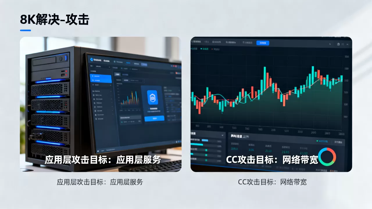 应用层攻击和 CC 攻击在目标上有何不同，应用层攻击与CC攻击目标区别在哪？