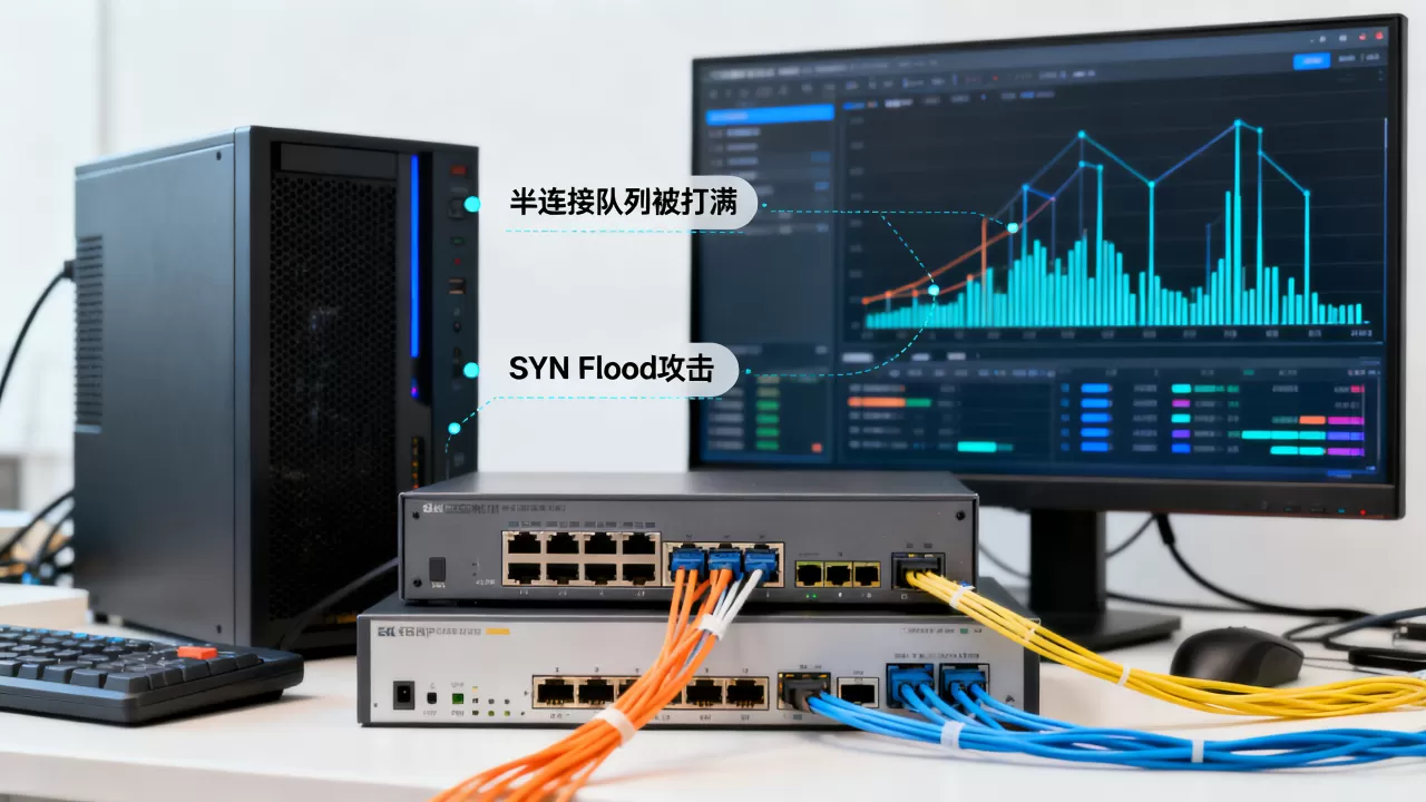 半连接队列被打满属于哪一类攻击表现,SYN Flood攻击是什么 半连接队列被打满属于哪一类攻击表现,SYN Flood攻击是什么