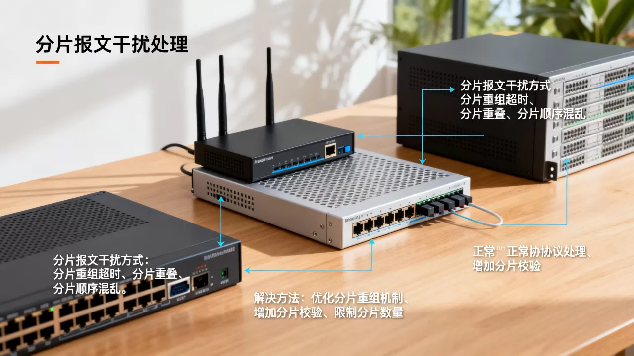 分片报文干扰正常协议处理的方式有哪些?,分片报文干扰正常协议处理怎么解决 分片报文干扰正常协议处理的方式有哪些?,分片报文干扰正常协议处理怎么解决