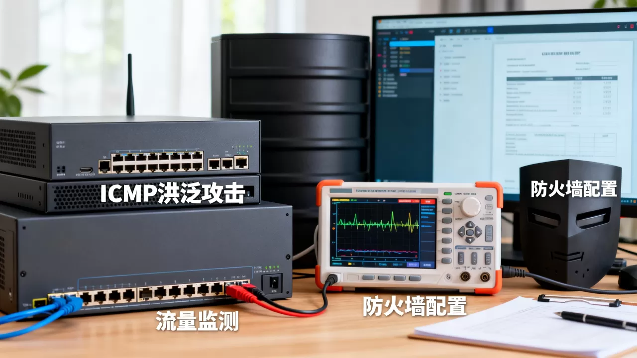 ICMP洪泛这类基础流量型攻击手法是什么?,如何防御 ICMP洪泛这类基础流量型攻击手法是什么?,如何防御