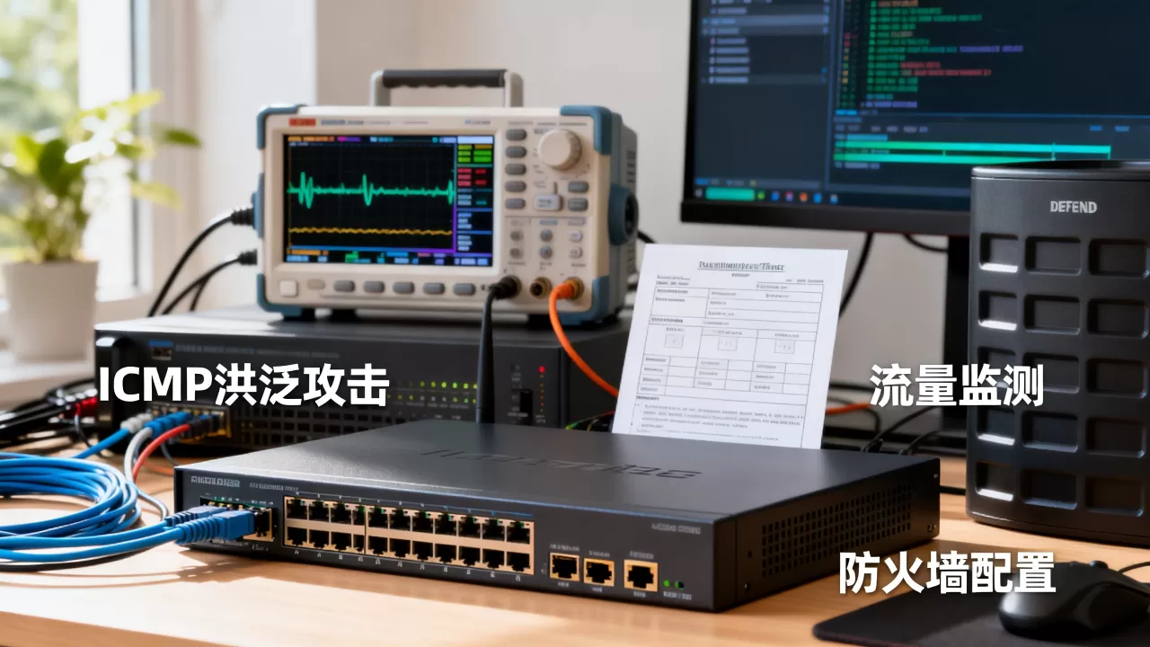 ICMP洪泛这类基础流量型攻击手法是什么?,如何防御 ICMP洪泛这类基础流量型攻击手法是什么?,如何防御