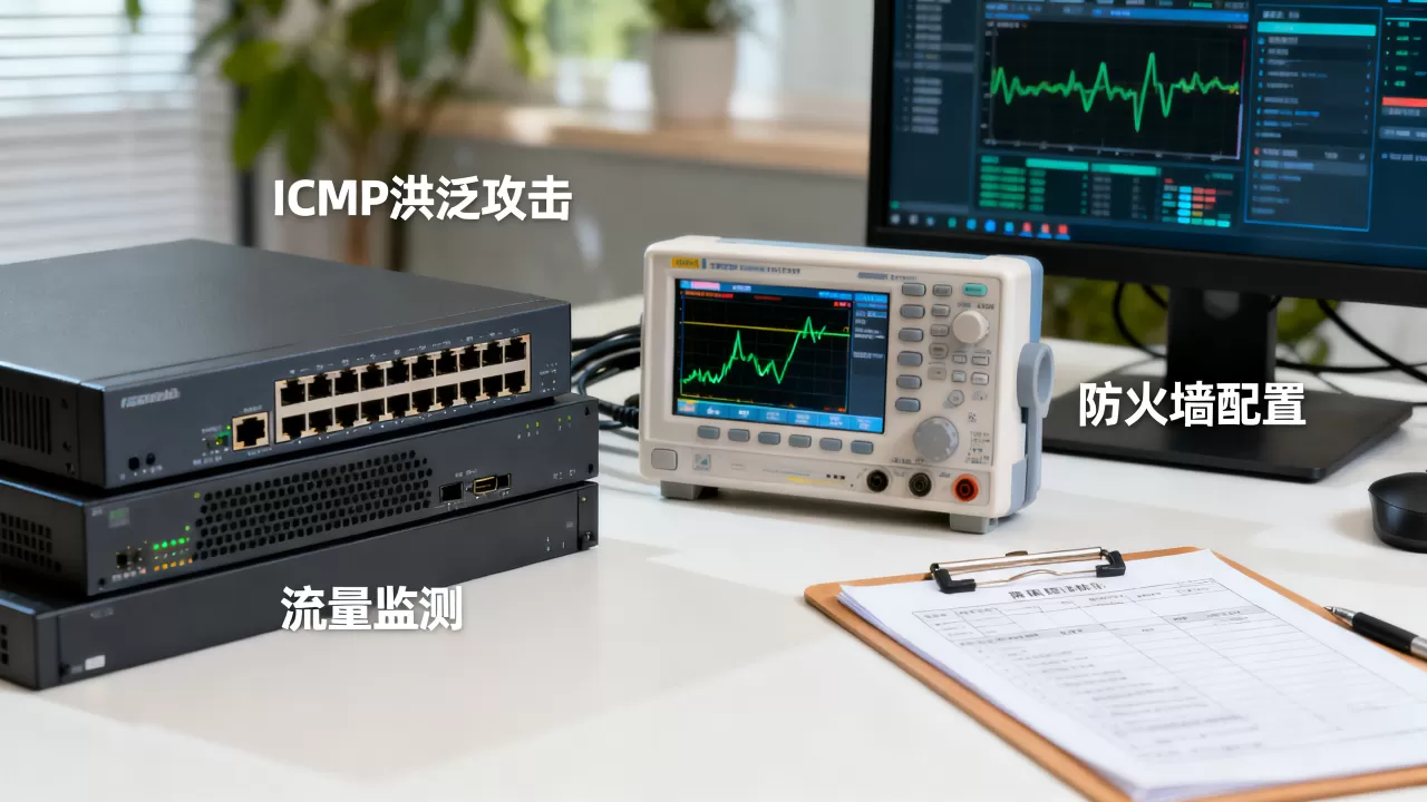 ICMP洪泛这类基础流量型攻击手法是什么?,如何防御 ICMP洪泛这类基础流量型攻击手法是什么?,如何防御