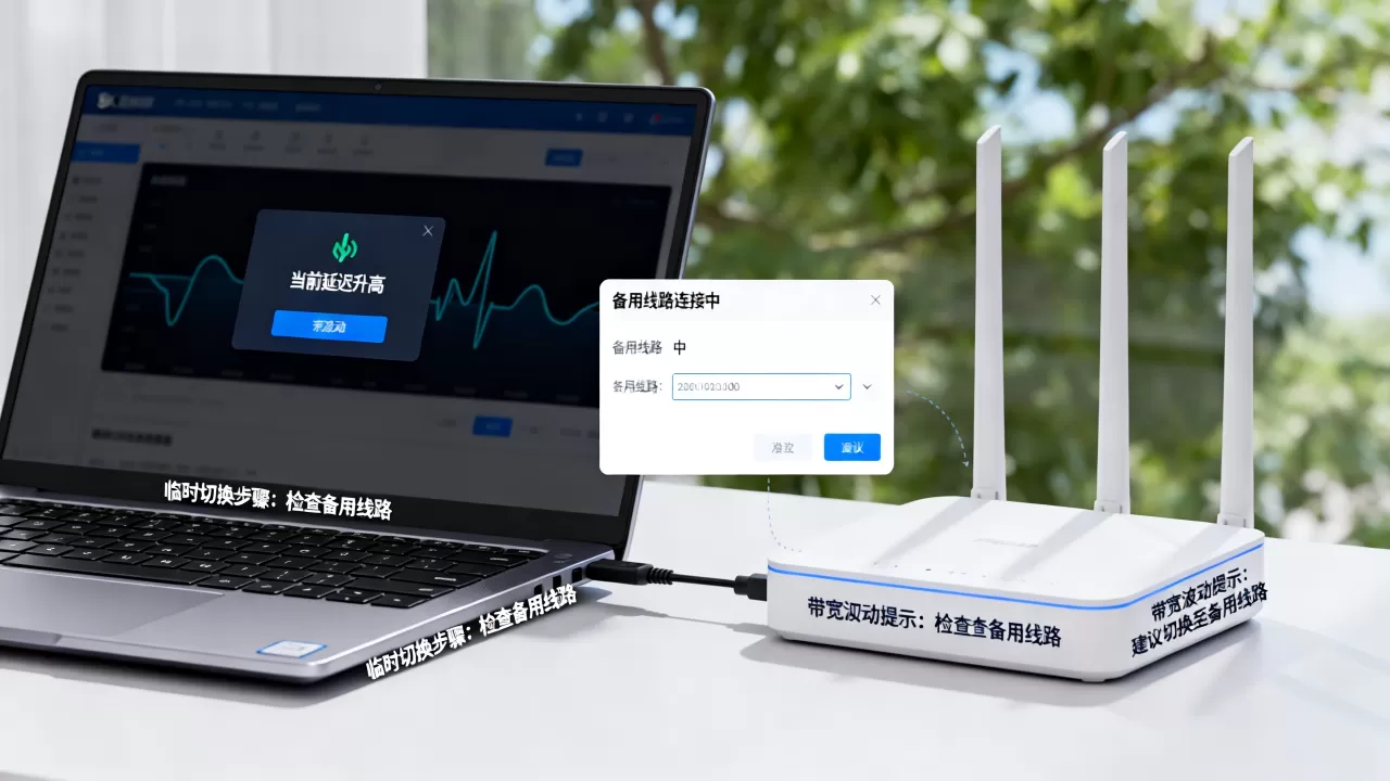 国际带宽质量波动时如何临时切换,国际带宽波动怎么办? 国际带宽质量波动时如何临时切换,国际带宽波动怎么办?