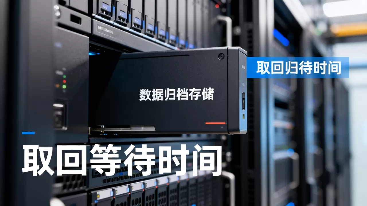 归档存储取回数据为什么需要等待时间，为什么需要等待时间