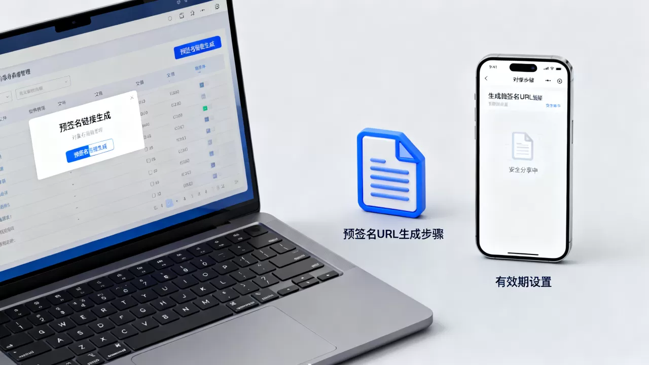 通过预签名链接安全分享对象存储中的文件,预签名URL怎么生成? 通过预签名链接安全分享对象存储中的文件,预签名URL怎么生成?
