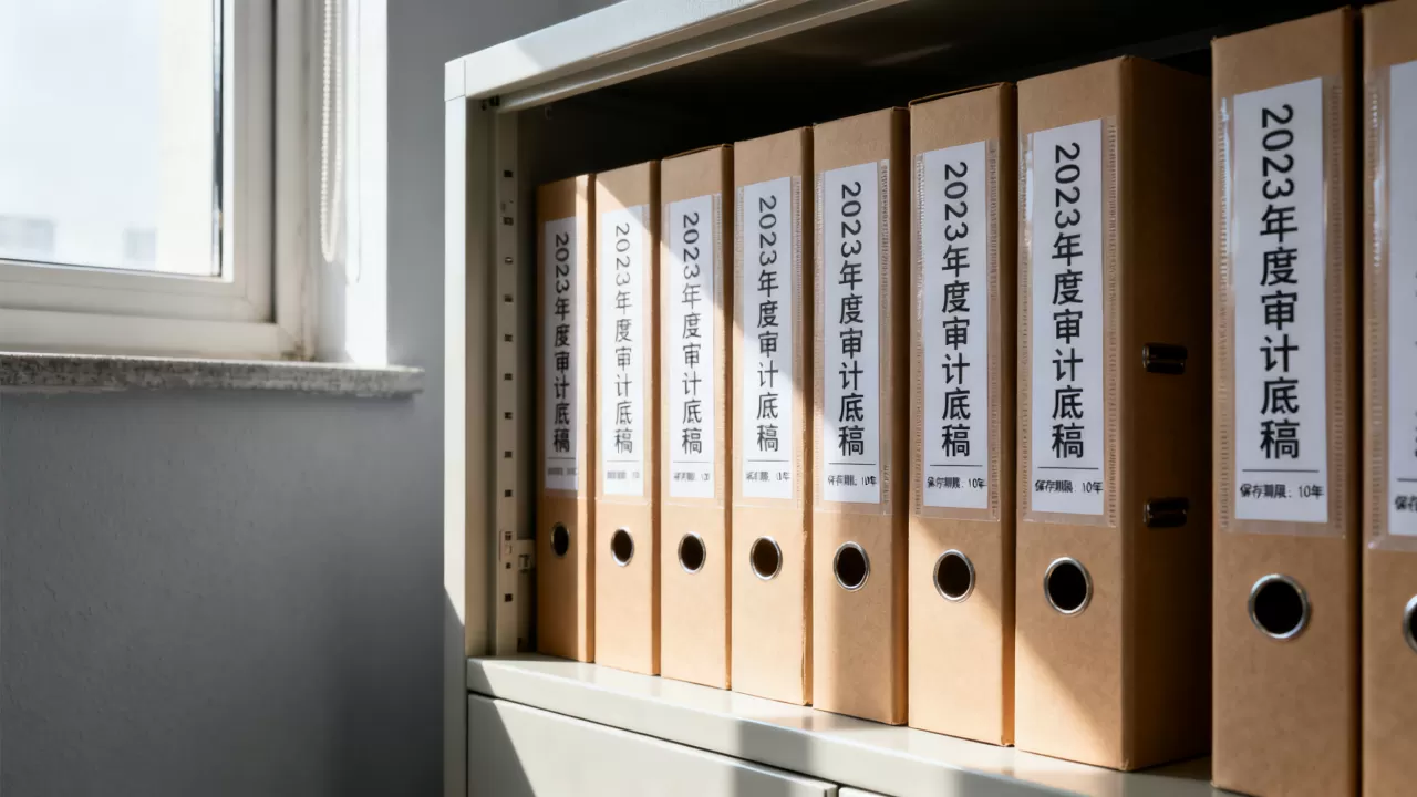 用归档存储长期保存合规所需的审计底稿