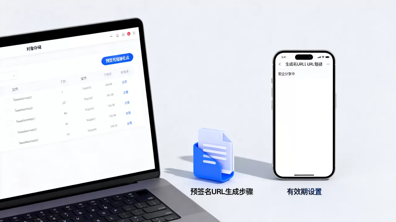 通过预签名链接安全分享对象存储中的文件,预签名URL怎么生成? 通过预签名链接安全分享对象存储中的文件,预签名URL怎么生成?