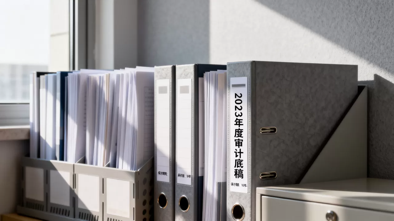 用归档存储长期保存合规所需的审计底稿