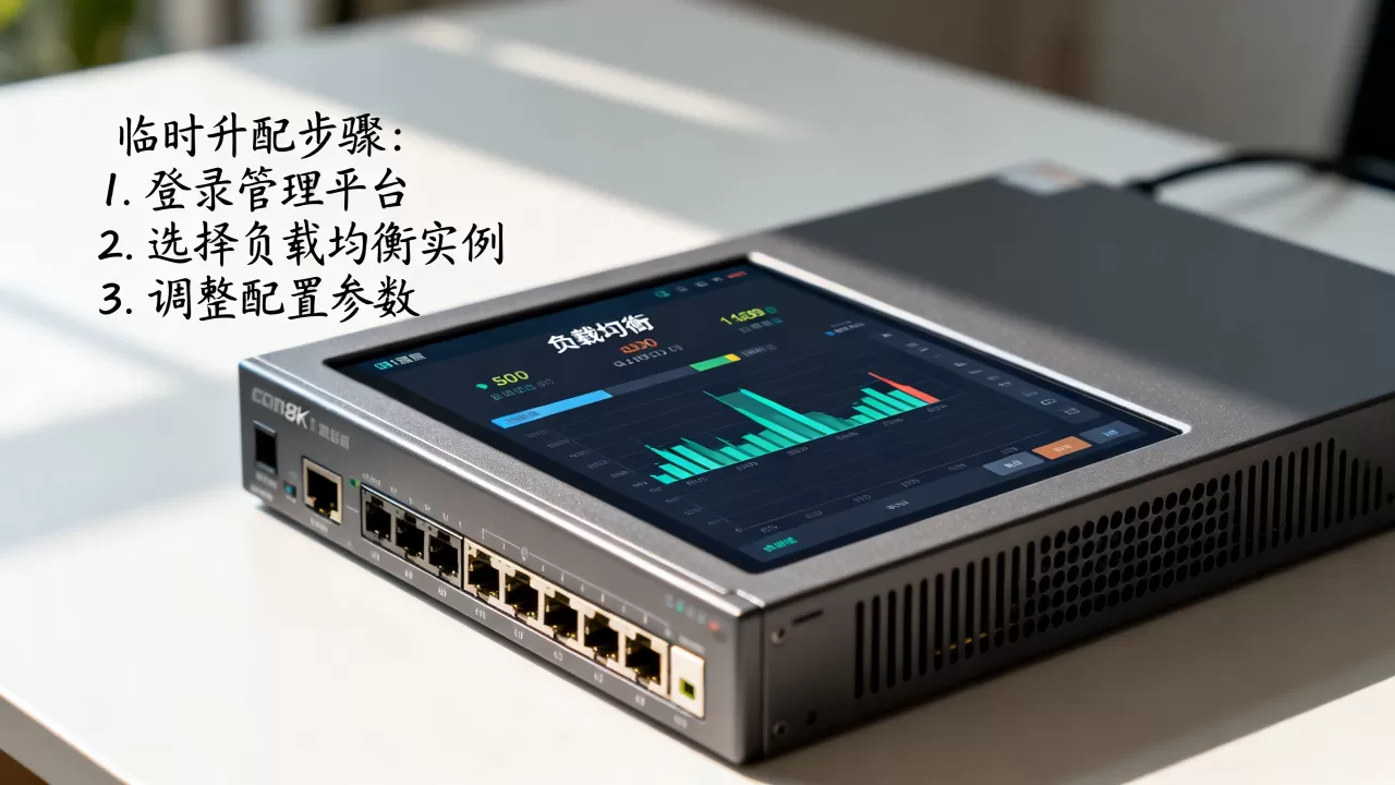 突发流量高峰如何临时升配负载均衡？，如何临时升配负载均衡