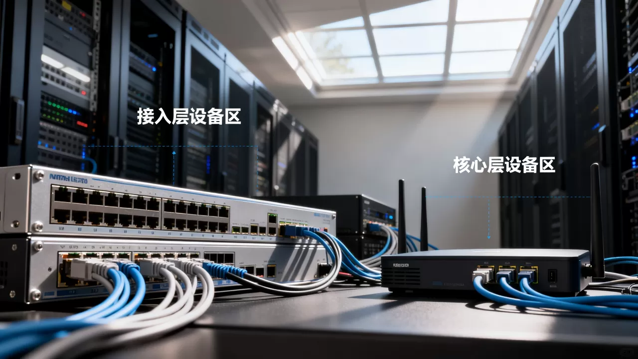 机房网络架构中接入层与核心层的分工是什么?,接入层核心层如何分工 机房网络架构中接入层与核心层的分工是什么?,接入层核心层如何分工