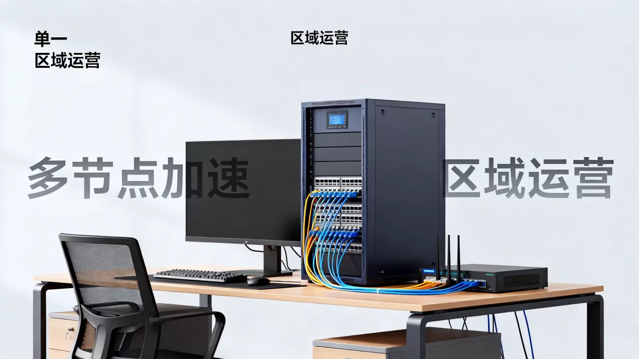 单一区域运营的业务对多节点加速的需求
