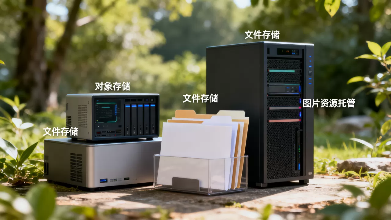 图片资源托管该选对象存储还是文件存储