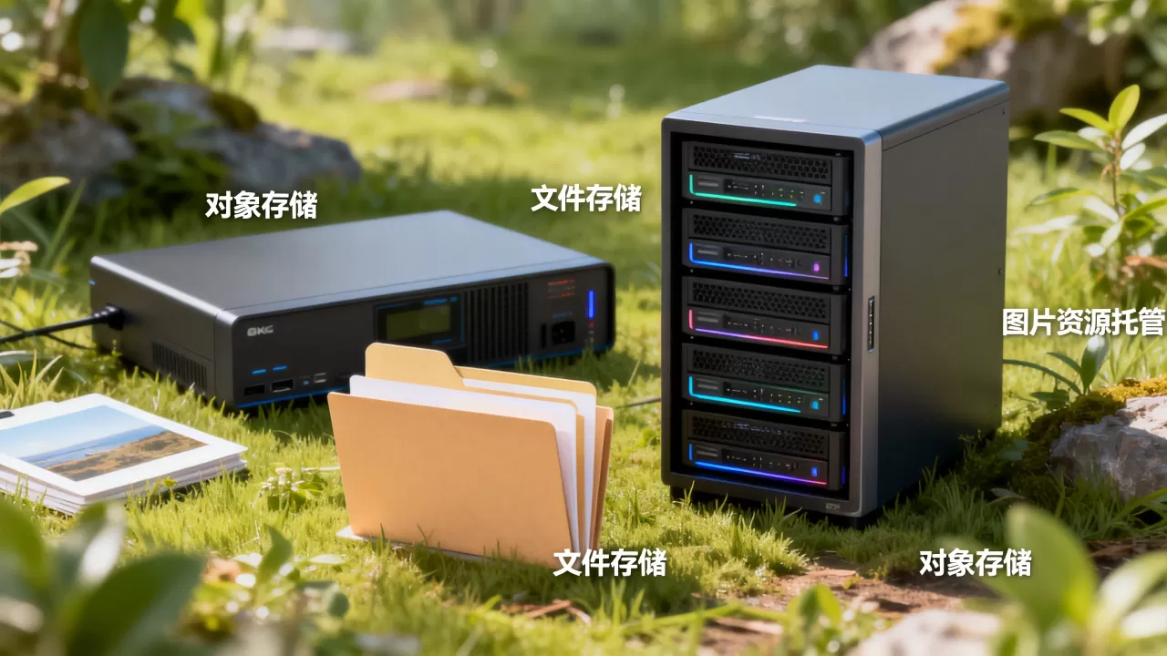 图片资源托管该选对象存储还是文件存储