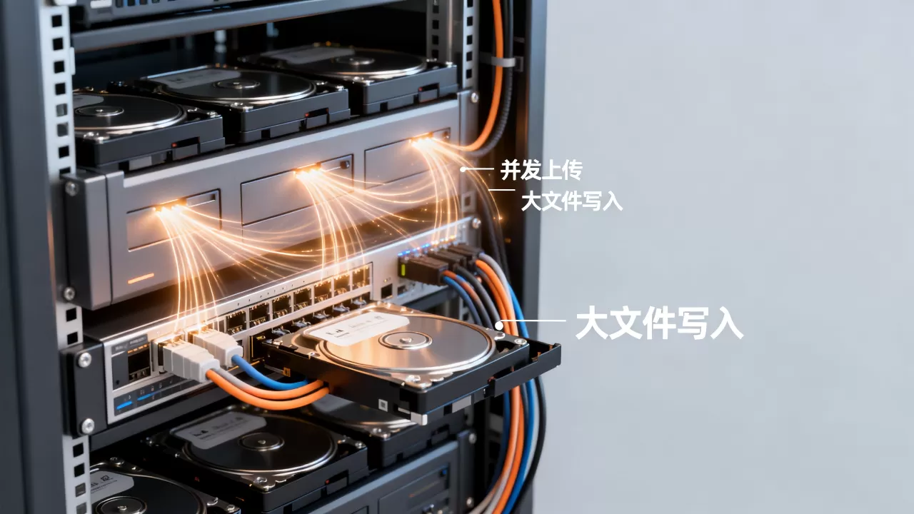 对象存储并发上传提升大文件写入效率吗?,并发上传大文件写入效率 对象存储并发上传提升大文件写入效率吗?,并发上传大文件写入效率