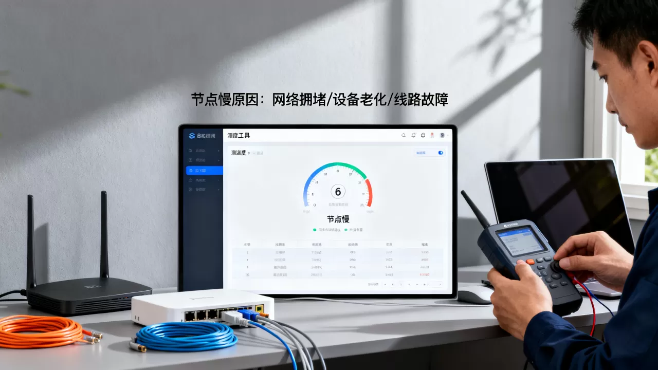 测速工具显示节点慢怎么排查?节点慢原因有哪些 测速工具显示节点慢怎么排查?节点慢原因有哪些