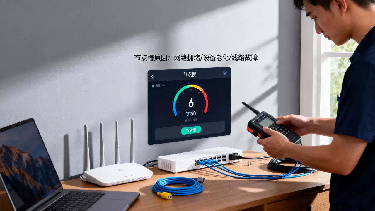 测速工具显示节点慢怎么排查？节点慢原因有哪些
