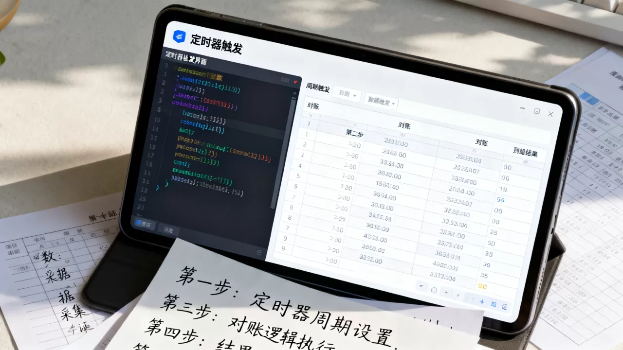 定时器周期触发函数如何完成数据对账?数据对账定时器触发函数执行步骤 定时器周期触发函数如何完成数据对账?数据对账定时器触发函数执行步骤
