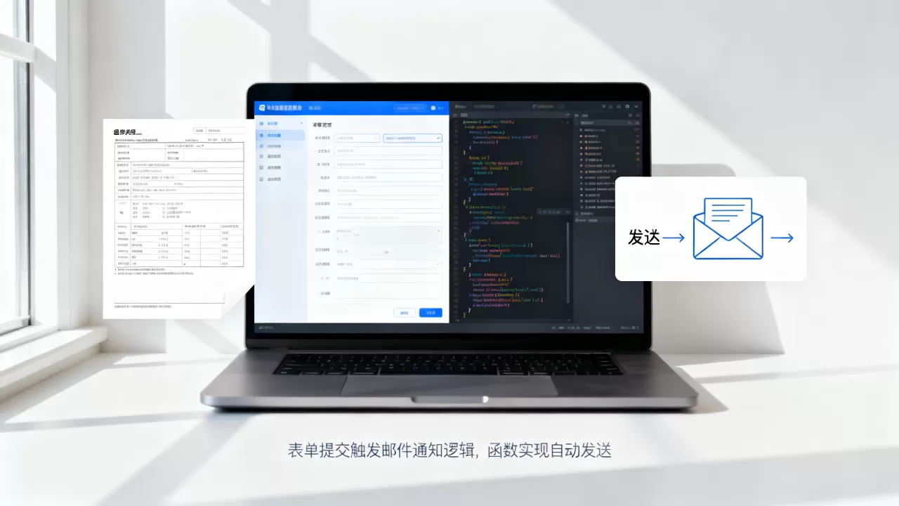 表单提交后邮件通知逻辑是什么?,如何用函数实现邮件自动发送 表单提交后邮件通知逻辑是什么?,如何用函数实现邮件自动发送