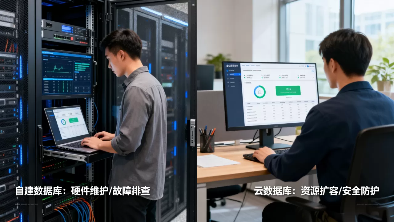 自建数据库与云数据库核心差异在哪些运维环节,自建数据库运维难在哪 自建数据库与云数据库核心差异在哪些运维环节,自建数据库运维难在哪