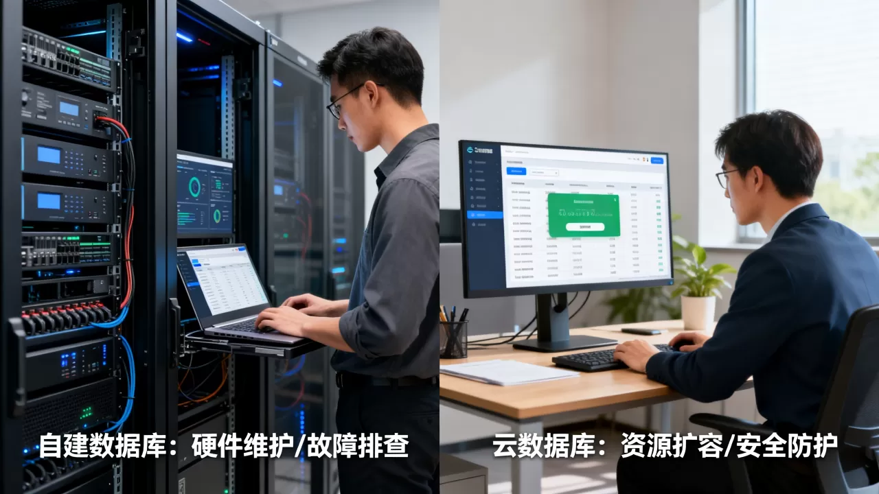 自建数据库与云数据库核心差异在哪些运维环节,自建数据库运维难在哪 自建数据库与云数据库核心差异在哪些运维环节,自建数据库运维难在哪