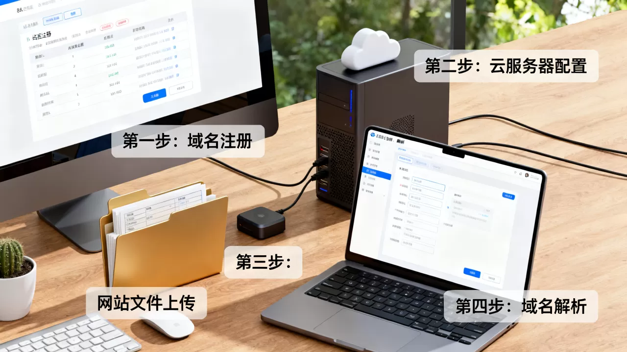 个人站点用云服务器搭建从域名到上线的步骤有哪些?,怎么搭建 个人站点用云服务器搭建从域名到上线的步骤有哪些?,怎么搭建