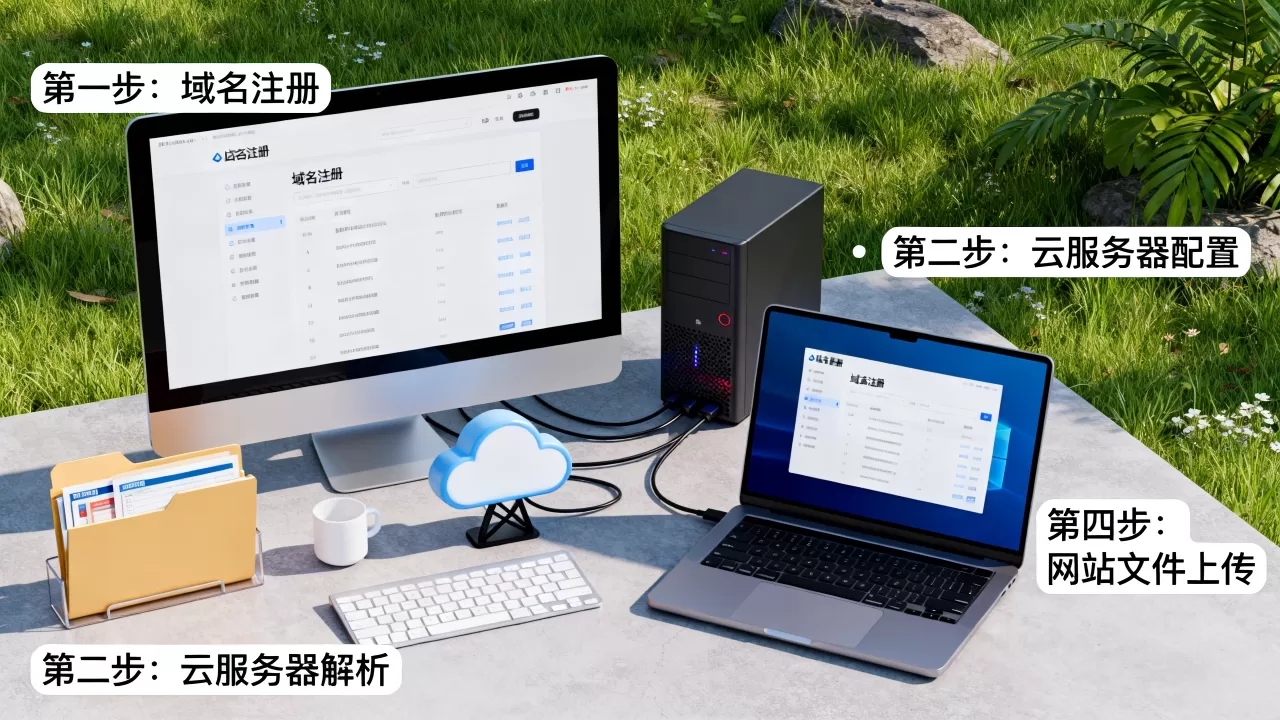 个人站点用云服务器搭建从域名到上线的步骤有哪些?,怎么搭建 个人站点用云服务器搭建从域名到上线的步骤有哪些?,怎么搭建