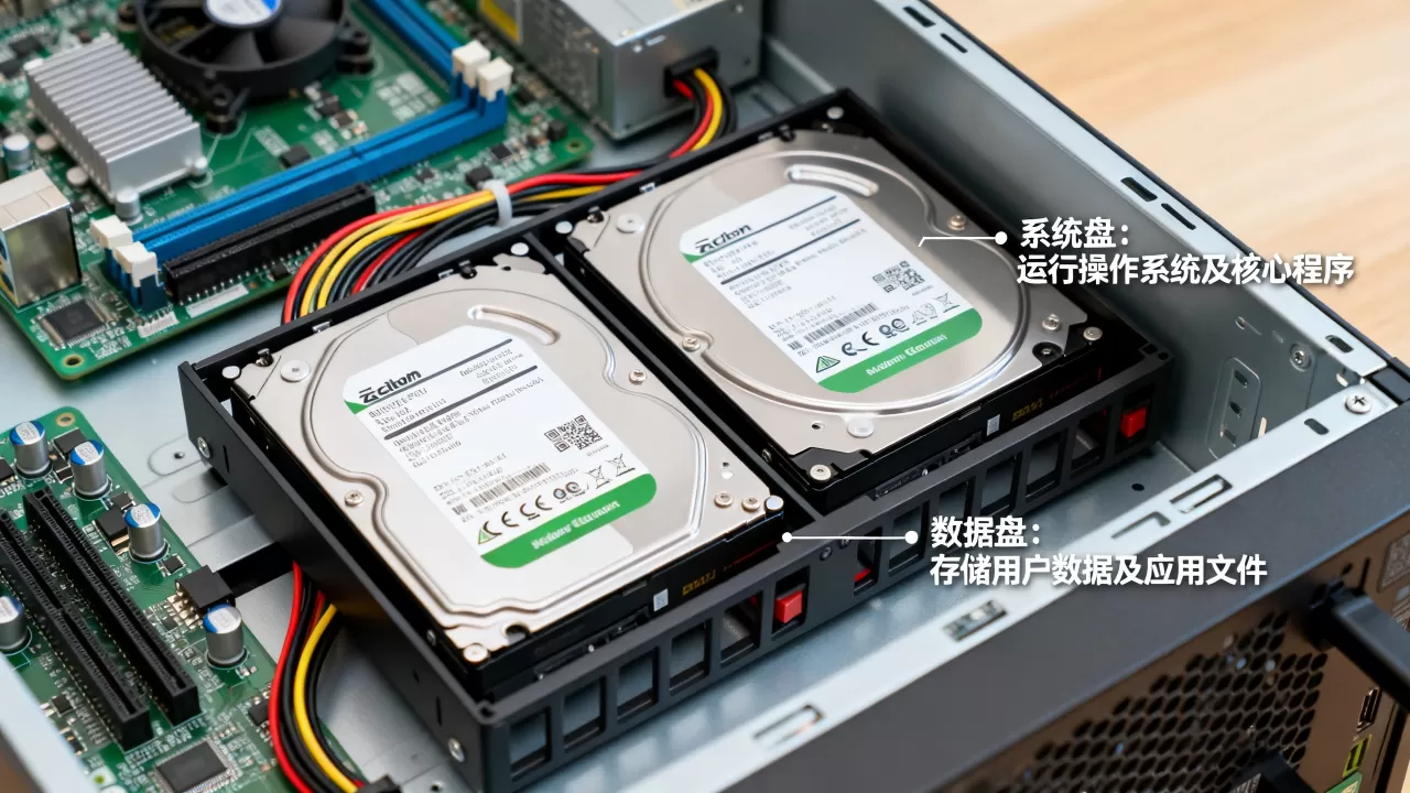系统盘和数据盘在云主机里分别承担什么职责,系统盘和数据盘有什么作用 系统盘和数据盘在云主机里分别承担什么职责,系统盘和数据盘有什么作用