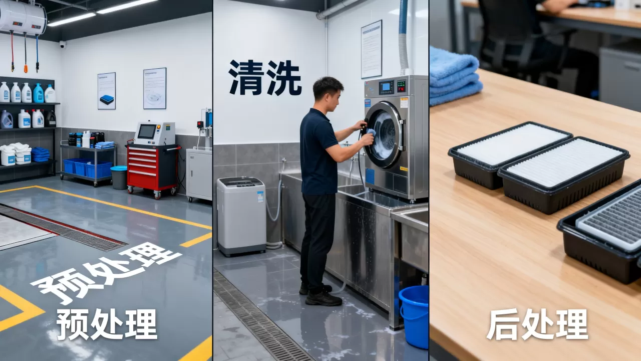 了解清洗中心可以把工作过程分成三个环节 了解清洗中心可以把工作过程分成三个环节