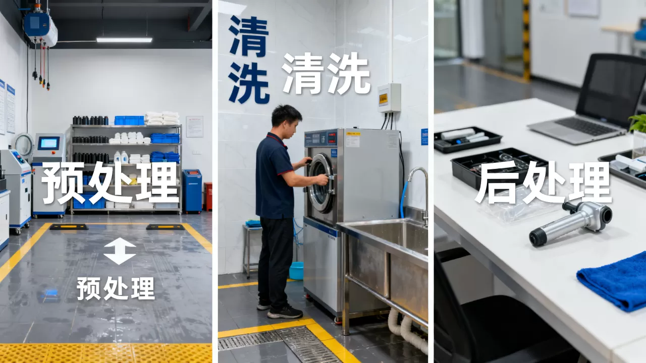 了解清洗中心可以把工作过程分成三个环节 了解清洗中心可以把工作过程分成三个环节