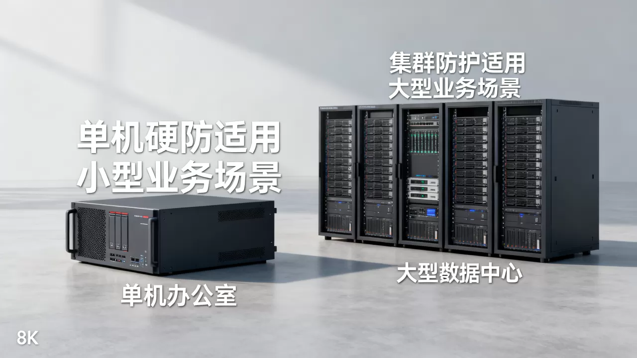 单机硬防与集群防护各自适合什么样的业务场景,如何选择? 单机硬防与集群防护各自适合什么样的业务场景,如何选择?