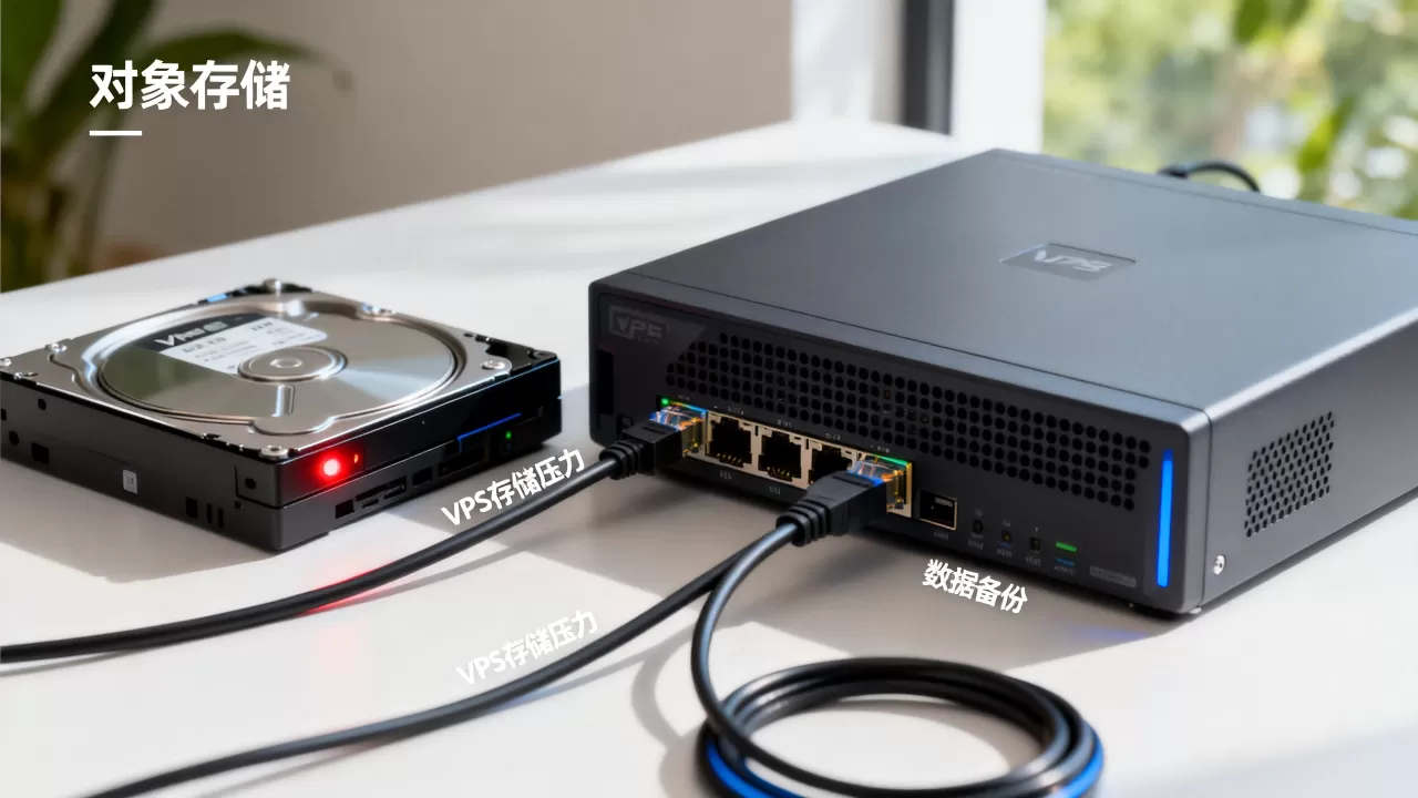 备份到对象存储能否降低 VPS 存储压力？，对象存储如何降低VPS存储压力
