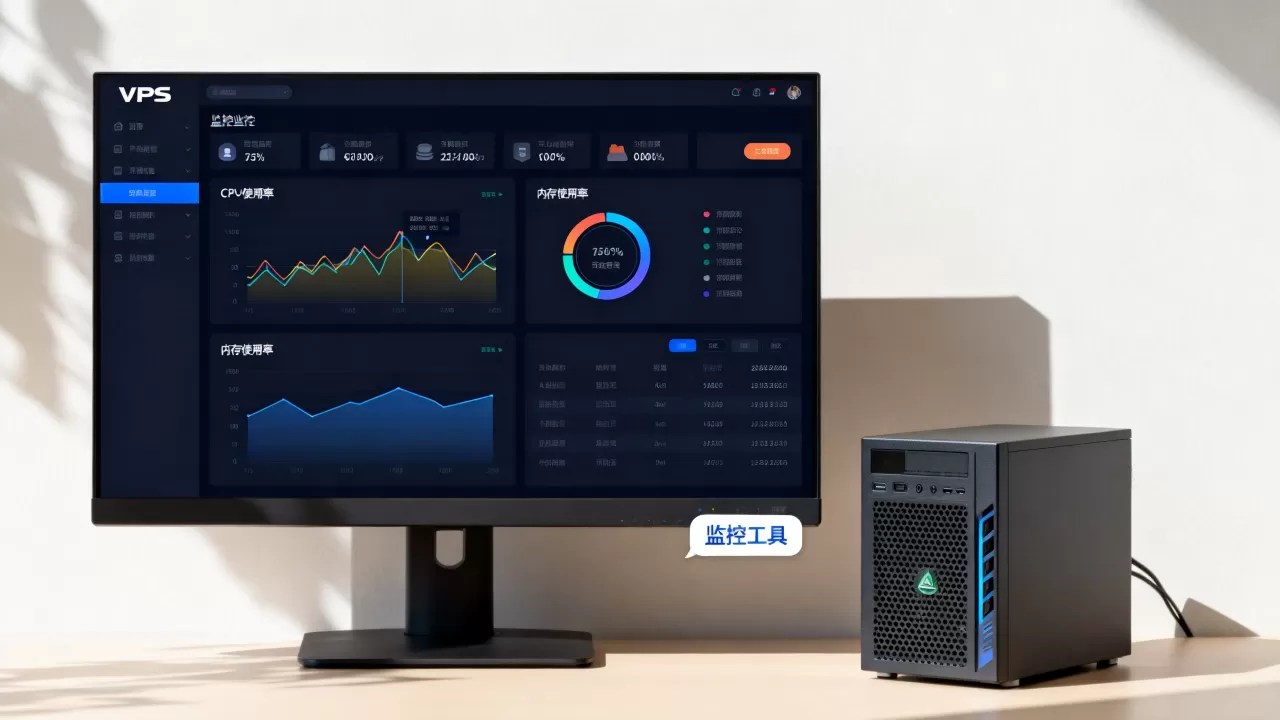 怎样在日常中监控 VPS 的 CPU 与内存使用，VPS CPU内存监控方法有哪些？