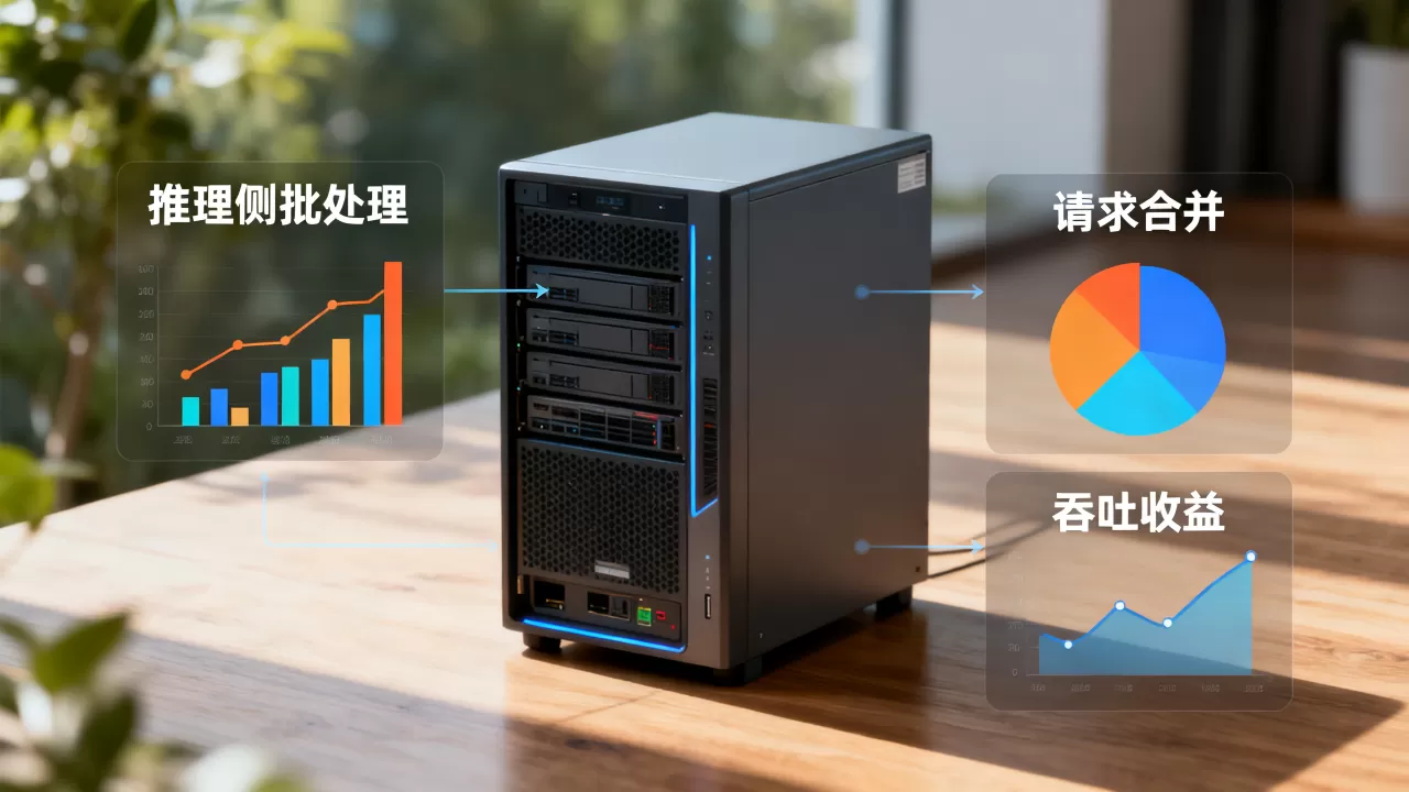 推理侧批处理把请求合并有什么样的吞吐收益，批处理合并吞吐收益如何