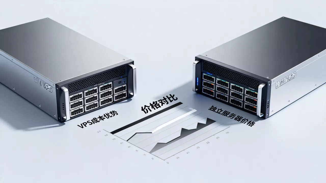 相比独立服务器 VPS 在成本上有什么优势,VPS比独立服务器便宜多少 相比独立服务器 VPS 在成本上有什么优势,VPS比独立服务器便宜多少
