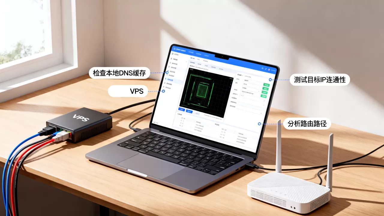 解析生效慢时怎样排查VPS网络问题，VPS网络延迟高如何定位？