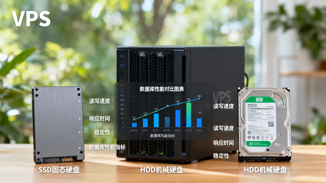 硬盘类型对VPS数据库性能的影响是什么?,VPS硬盘类型怎么选? 硬盘类型对VPS数据库性能的影响是什么?,VPS硬盘类型怎么选?