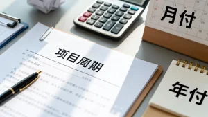 如何根据项目周期选择月付或年付，项目周期长短决定付款方式吗