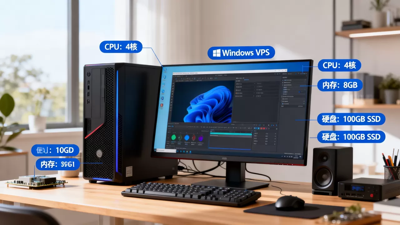 运行图形化桌面软件对Windows VPS有什么配置要求?Windows VPS推荐配置 运行图形化桌面软件对Windows VPS有什么配置要求?Windows VPS推荐配置