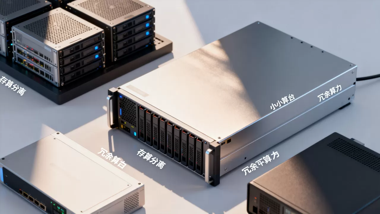 中小平台为什么要用存算分离避免冗余算力？存算分离优势